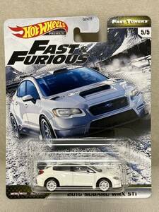 即決有★HW hotwheels ホットウィール ワイルドスピード 2016 スバル SUBARU WRX STI ワイスピ FAST&FURIOUS★ミニカー