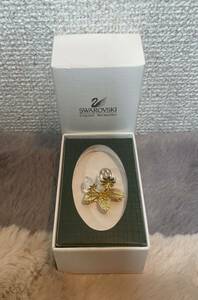 SWAROVSKI スワロフスキー クリスタルメモリーズ バラ 薔薇 ブローチ ピンブローチ 85×33mm 