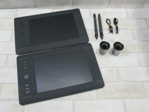 Ω 新LD 0068h 保証有 Wacom【 PTH-451 】ワコム ２台セット　Intuos Pro Small ペンタブレット ペン未使用品・祝10000!取引突破!!