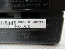 04437 Ω 新LE 0107k 保証有 BUFFALO【 HD-LX1.0U3D 】バッファロー HD-LXU3Dシリーズ 外付けHDD 1TB 動作/初期化済 AC/USBケーブル付_画像9