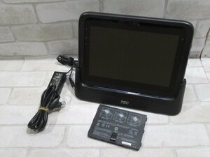 Ω 新D 0207♪ 保証有 TEC【 TBL-200-01-R 】テック セルフオーダーシステム タブレット端末 クレードル/ バッテリー付