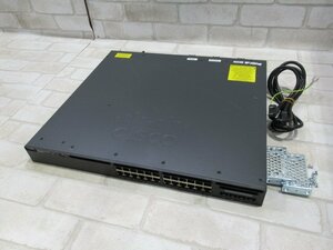 ▲Ω 新DC 0660t 保証有 Cisco【 WS-C3650-24TD-E V04 】シスコ Catalyst 3650-24 2×10G スイッチ 動作確認・初期化済み 領収書発行可能