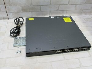 Ω 新DC 0664t 保証有 Cisco【 WS-C3650-24TD-E V04 】シスコ Catalyst 3650-24 2×10G スイッチ 動作確認・初期化済み 領収書発行可能