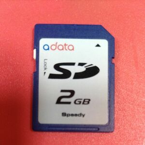 ★ ADATA SDカード 2GB speedy（デジカメに相性が良い）