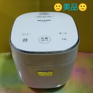★ SHARP ジャー炊飯器 3合炊き KS-CF05C-W（2022年2月購入品）