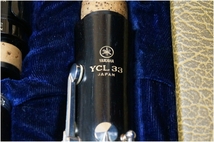 【極美品】 YAMAHA ★ ヤマハ楽器 ★ クラリネット ★ YCL33 YCL-33 ★ マウスピース・ケース付き_画像2