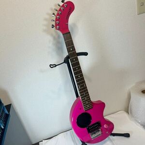 1 иен старт ZO-3 гитара розовый FERNANDES утиль мягкий чехол имеется Fernandes PINK электро Mini .. san 1 иен .