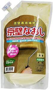 フジワラ化学 内装調湿性仕上塗材 京壁なおし 浅黄色 1.5k