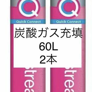 ソーダストリーム　ガスシリンダー　ピンク　クイックコネクト　ガス充填 2本