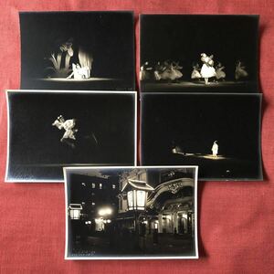 ◆ 戦前 1938年 貝谷八百子 バレエ劇団 バレエ舞台写真 5枚 スーヴニール1 歌舞伎座 ◆ 舞踊 ダンス ブロマイド 写真館 S.HAYASHI 撮影 d