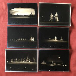 ◆ 戦前 1938年 貝谷八百子 バレエ劇団 バレエ舞台写真 6枚 スーヴニール1 歌舞伎座 ◆ 舞踊 ダンス ブロマイド 写真館 S.HAYASHI 撮影 b