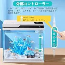 hygger 水槽 ヒーター 熱帯魚 ヒーター 温度可変一体型ミニヒーター 水槽 水中用 水温管理用 温度調整 75W 省エネ 熱_画像3