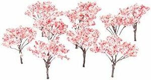 20個入り 桜 樹木 ジオラマ 桜の木 鉄道模型 ピンクの花 木 模型 モデルツリー 鉢植え用 風景 鉄線 建築模型 情景コレクシ