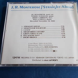 J.R.モンテローズ J.R.Monterose／STRAIGHT AHEAD（国内盤）の画像2