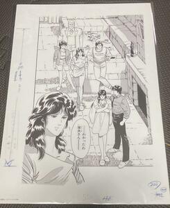 新品 キャッツアイ40周年記念原画展 複製原稿 原画 12 CITYHUNTER 北条司 画集 グッズ/北条司展 シティハンター 少年ジャンプ CAT'S EYE