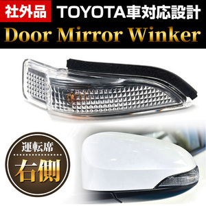  Toyota door mirror winker lens Turn lamp Fielder Spade aqua Camry Vitz Porte light driver`s seat right after market NHP10 series 