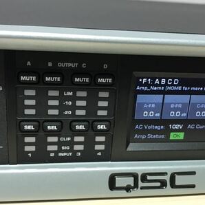 KGNY3979 QSC キューエスシー PLD4.3 4ch 4チャンネル パワーアンプ PA機器 オーディオ機器 ラック型 AC100V-240V 現状品の画像10