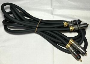 KGNY4041 ZAOLLA The Ora SILVERLINE silver line RCA cable audio cable 2 pcs set present condition goods ④