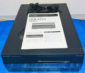 KGNY4020 PLANTEC プランテック Super Duplicator Player デュプリケーター HDR-4250 250GB HDD ジャンク 現状品