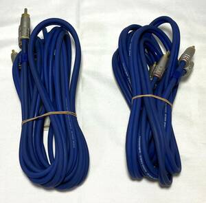 KGNY4030 audio-technica FINE GOLD Audio Technica RCA cable pair speaker cable audio cable 2 pcs set present condition goods 