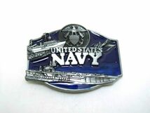 アメリカン US NAVY バックルのみ ベルト無し_画像1