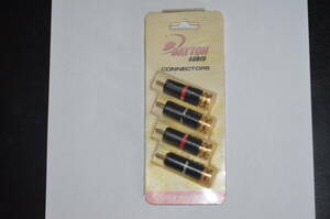 DAYTON AUDIO RCA plug 4 piece 1 collection new goods unopened goods. no claim no return no cancel ..... 