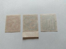 台湾数字切手　未使用3種完　ヒンジ無し　微汚れ、微シミ_画像3