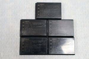 S0772(SLL) Y L 5個セット リチウムイオン電池 NEC PW-WT24-01-3683F/BATI001(3,7V/1800mA【 NEC PB2600 PW-PS67-18 ハンディターミナル