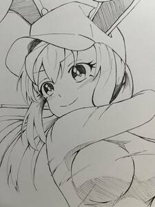 Art hand Auction Hand-drawn illustration Touhou Project Touhou Monochrome Udonge Reisen Udongain Inaba Illustration Touhou Project Hand-drawn, Comics, Anime Goods, Hand-drawn illustration