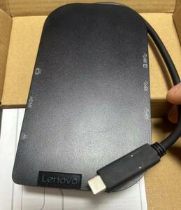 新品 Lenovo Select USB-C 4K Mobile Hub エクスパンダ 4X91H02421 DK0005S USB 3.0 多機能インタフェースポータブル 