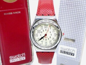 L30 бесплатная доставка подлинная вещь SWATCH IRONY Swatch Irony YLS103 кварц рабочий товар наручные часы 