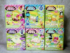 H52 未開封② プリキュア ラブリー カフェ 全6種揃い コンプリート バンダイ フィギュア 食玩 ハートキャッチプリキュア 未使用