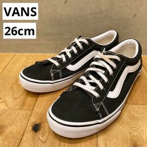 VANS バンズ　リッパー　メンズ　スニーカー　黒白　26cm