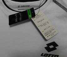 LOTTO　半袖シャツ　スポーツシャツ　白＆黒　メンズ　新品タグ付き_画像3