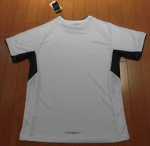 LOTTO　半袖シャツ　スポーツシャツ　白＆黒　メンズ　新品タグ付き_画像2