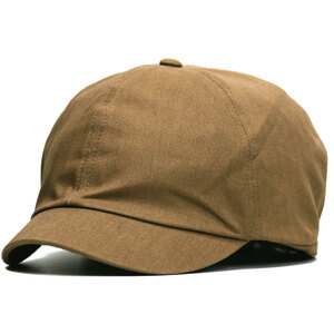 送料無料 帽子 メンズ レディース　大きいサイズ ハンチングキャスケットタイプII　ビッグサイズ　ライトブラウン