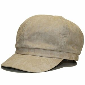 送料無料 ビッグサイズ 帽子 メンズ レディース 大きめサイズ 迷彩柄 キャスケット カモフラ ベージュ