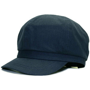 帽子 大きいサイズ 送料無料 男女兼用 調節可能 キャスケット BIG 大きめサイズ ラージ ネイビー