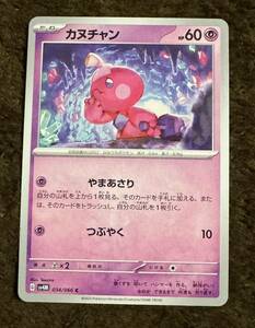 【美品】ポケモンカード カヌチャン C（sv4M 034/066）たね やまあさり つぶやく 未来の一閃 1枚（在庫１６枚）