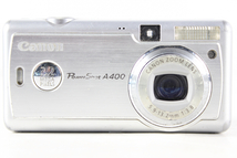 【ト福】Canon キヤノン PowerShot A400 パワーショット デジタルカメラ 雫 シルバー系 PSA400 PC1080 デジカメ LBZ01LLL88_画像2