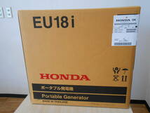 25337 新品 未使用 未開封 HONDA ホンダ ポータブル発電機 EU18i Portable Generater インバータ発電機 保証書有_画像1