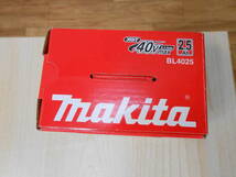 25417 新品 未使用 makita マキタ Li-ion バッテリー BL4025 DC36V 2.5Ah DC40V(max) 90Wh 電動工具 バッテリーのみ リチウムイオン_画像7
