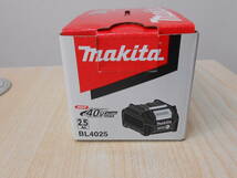 25417 新品 未使用 makita マキタ Li-ion バッテリー BL4025 DC36V 2.5Ah DC40V(max) 90Wh 電動工具 バッテリーのみ リチウムイオン_画像8