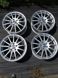 weds(ウェッズ)　IRVINE　 スポークWheels 7.0J×17+48 112-5H　中古Wheels4本set