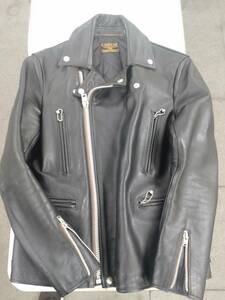 COOTIE　クーティー 3rd St Leather Jacket　ダブルライダースジャケット　サイズM　牛革　中古