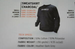  new goods SHRED sweat XL size 