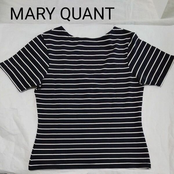 MARY QUANT マリークワント カットソー ボーダー ネイビー