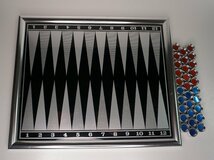 スペイン製 バックギャモン 盤双六 Backgammon Spain_画像3