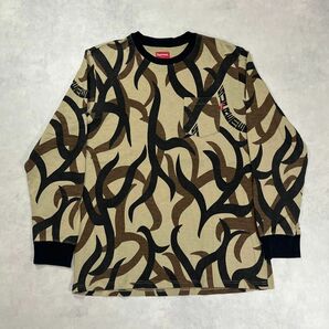 19ss supreme L/S Pocket Tee Red Tribal Camo シュプリーム トライバル ASATカモ