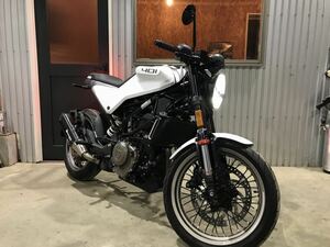 車検R7/11 低走2588km 令和4年式 ヴィットピレン ハスクバーナ vitpilen Husqvarna 検索 KTM DUKE390 GB350土浦市発